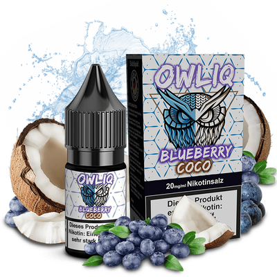 Liquid Blueberry Coco - OWLIQ Nikotinsalz Liquid Blueberry Coco - OWLIQ Nikotinsalz