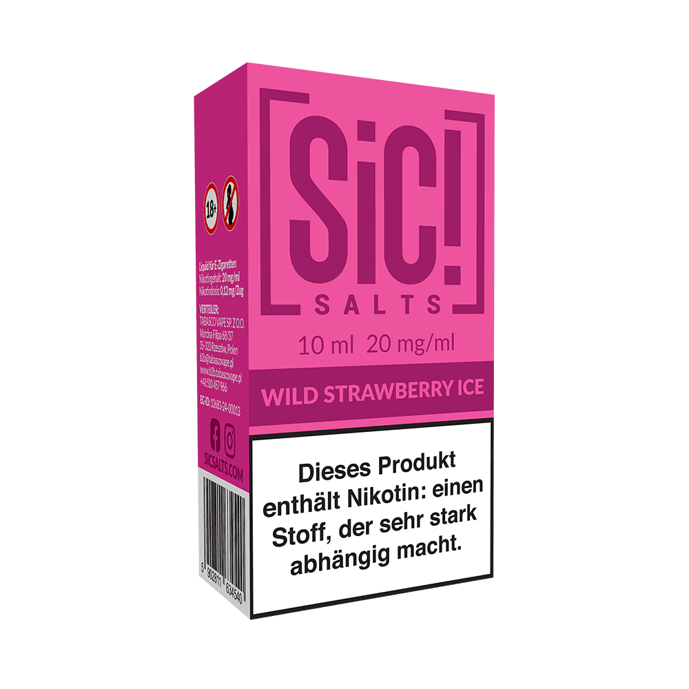 Liquid Wild Strawberry Ice - SIC Nikotinsalz 20mg