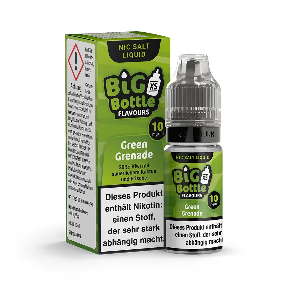 Liquid Green Grenade - Big Bottle Flavours Nikotinsalz 10mg Liquid Green Grenade - Big Bottle Flavours Nikotinsalz 10mg