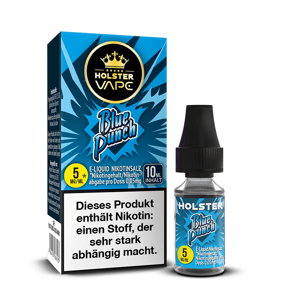 Holster Nikotinsalz - Blue Punch - Liquid 5mg