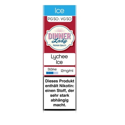 Liquid Lychee Ice - Dinner Lady 12mg Liquid Lychee Ice - Dinner Lady 12mg