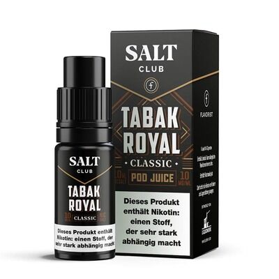 Liquid Tabak Royal Classic - Flavorist Salt Club Nikotinsalz