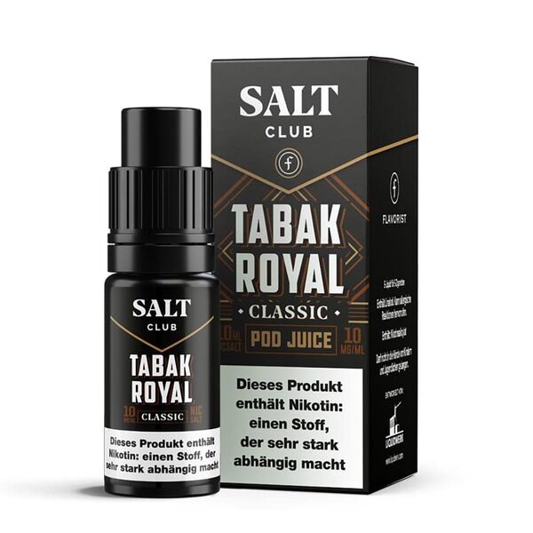 Liquid Tabak Royal Classic - Flavorist Salt Club Nikotinsalz