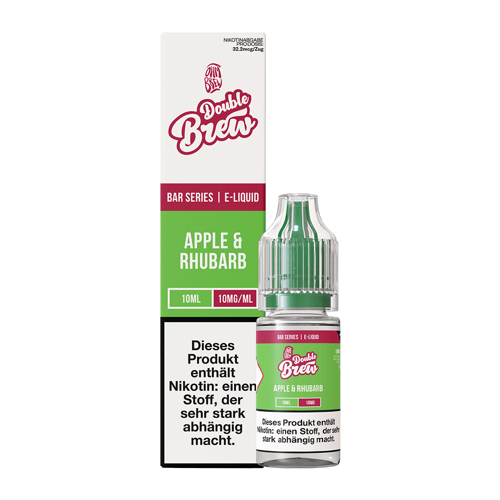 Double Brew Nikotinsalz - Apple Rhubarb - 10ml Liquid 10mg  C