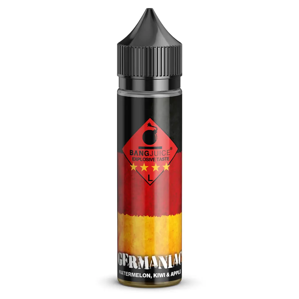 Bang Juice Longfill - Germaniac - 20ml Aroma in 60ml Flasche Bang Juice Longfill - Germaniac - 20ml Aroma in 60ml Flasche