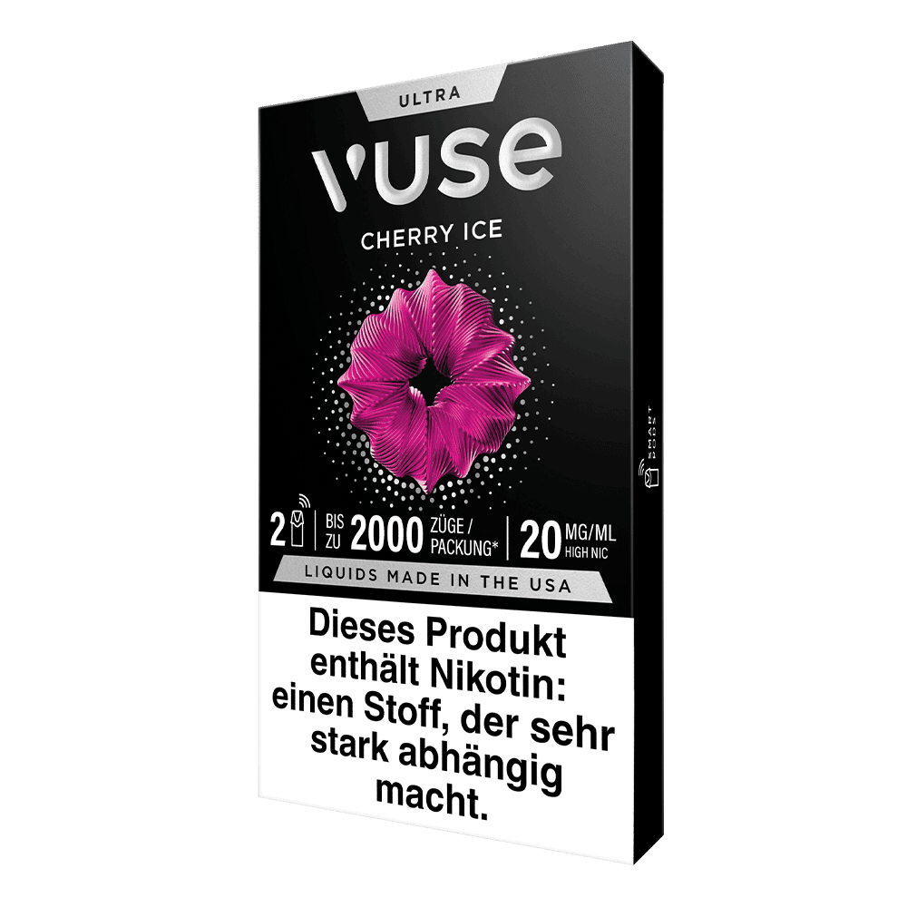 2x Vuse Ultra Pods Cherry Ice 20mg