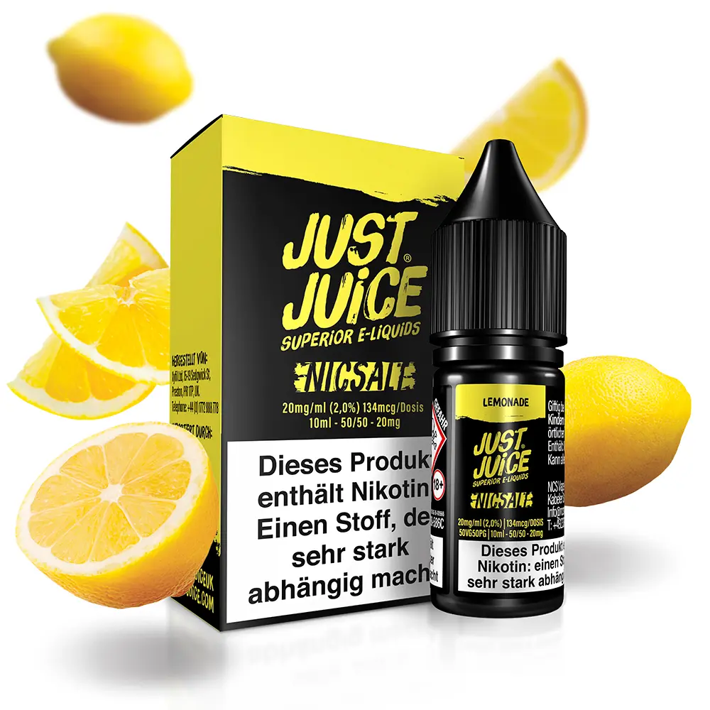 Just Juice Nikotinsalz - Lemonade - 10ml 20mg Just Juice Nikotinsalz - Lemonade - 10ml 20mg