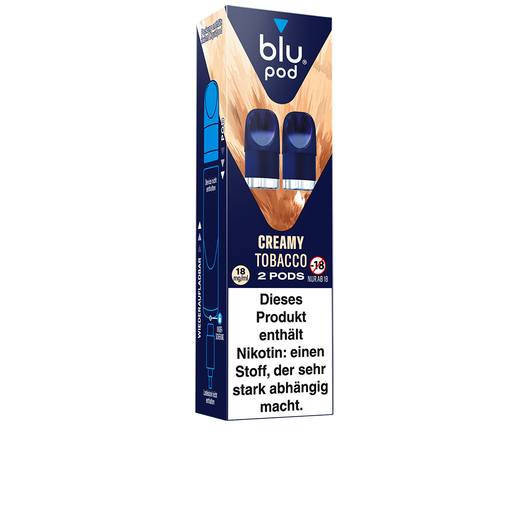 blu Pod CREAMY TOBACCO 18mg/ml blu Pod CREAMY TOBACCO 18mg/ml