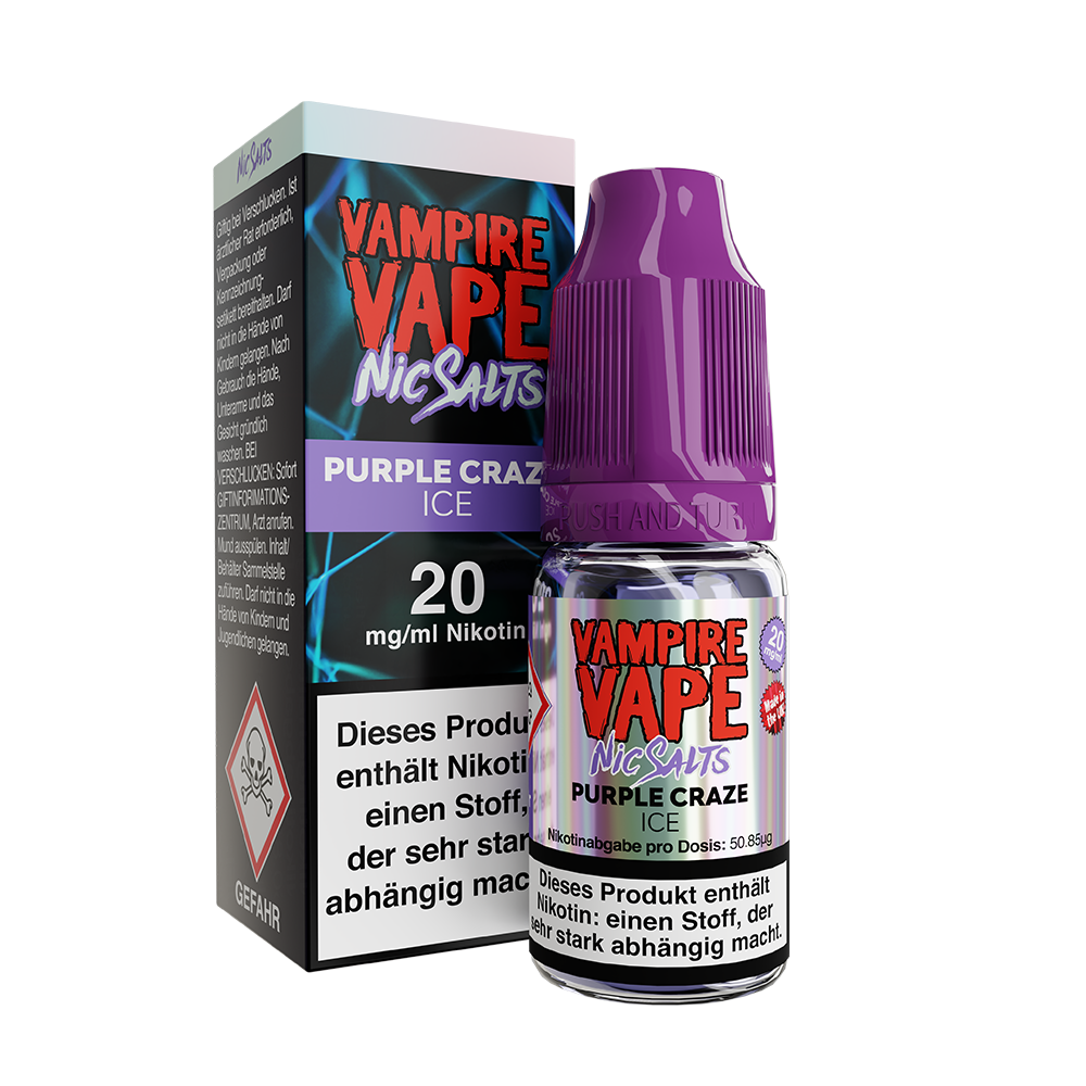 Liquid Purple Craze Ice - Vampire Vape Nikotinsalz 20mg