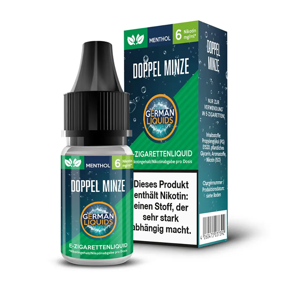 Liquid Doppel Minze V2 6mg - German Liquids Liquid Doppel Minze V2 6mg - German Liquids