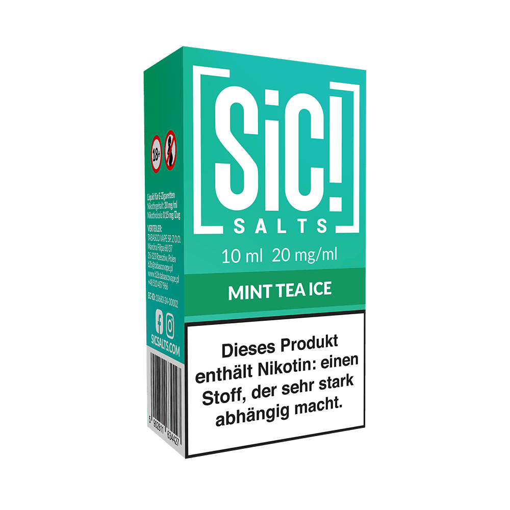 Liquid Mint Tea Ice - SIC Nikotinsalz 20mg Liquid Mint Tea Ice - SIC Nikotinsalz 20mg