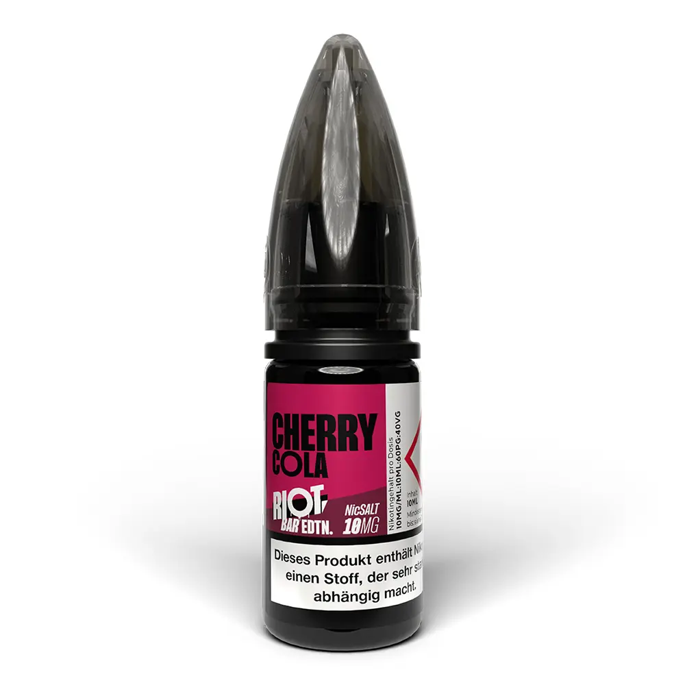 Liquid Cherry Cola - RIOT BAR EDTN Nikotinsalz 10mg Liquid Cherry Cola - RIOT BAR EDTN Nikotinsalz 10mg