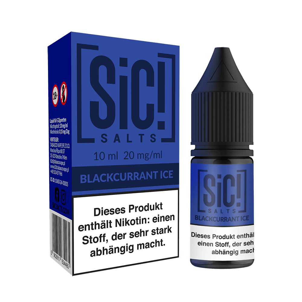 Liquid Blackcurrant Ice - SIC Nikotinsalz 20mg Liquid Blackcurrant Ice - SIC Nikotinsalz 20mg