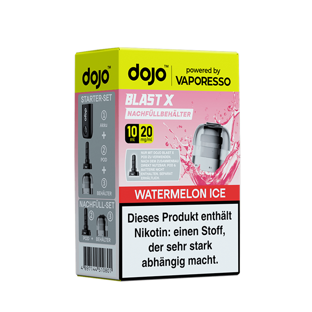 Vaporesso dojo Blast X Einweg Pod - Watermelon Ice - 20mg