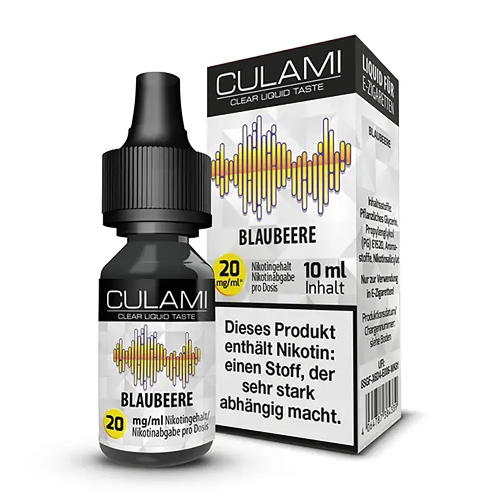 Liquid Blaubeere - CULAMI Nikotinsalz 20mg Liquid Blaubeere - CULAMI Nikotinsalz 20mg