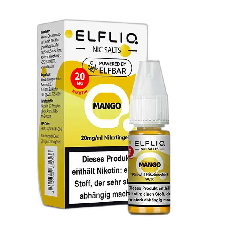 Liquid Mango - Elfliq Nikotinsalz 20mg Liquid Mango - Elfliq Nikotinsalz 20mg
