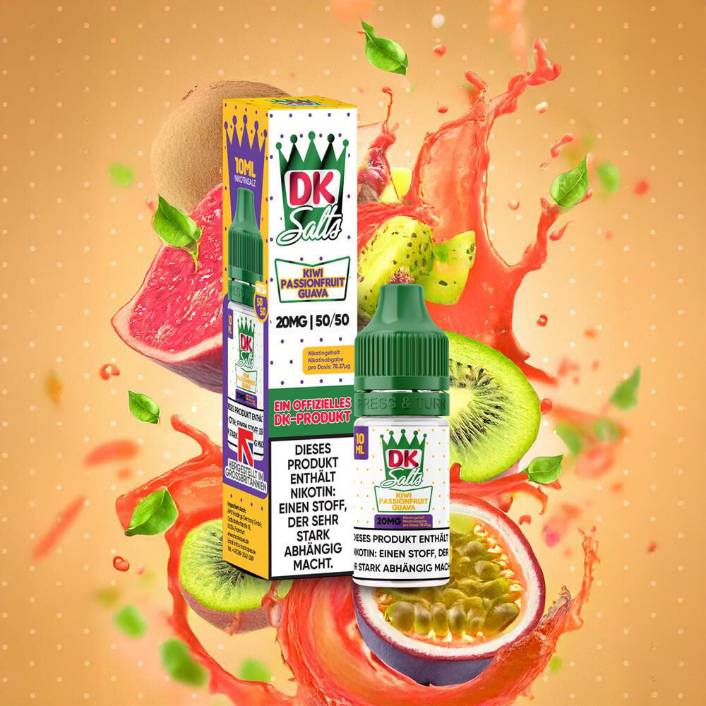 DK Salts Nikotinsalz - Kiwi Passionfruit Guava - Liquid 20mg 10ml  C