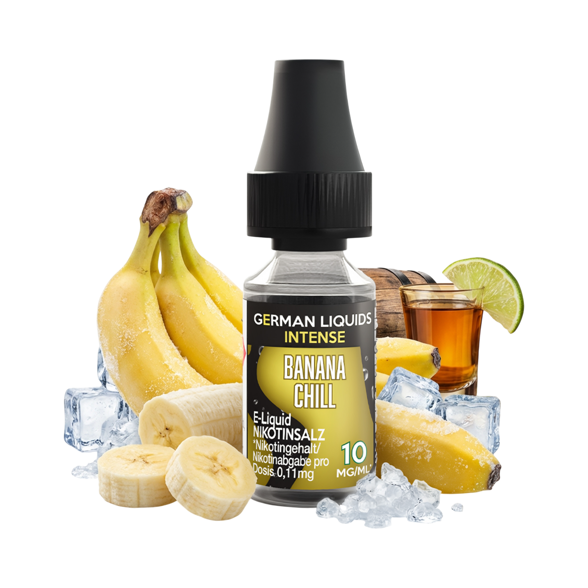 German Liquids Intense - Banana Chill - Nikotinsalz Liquid