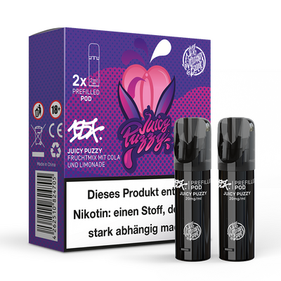 2x 187 Strassenbande Einweg Pod Juicy Puzzy 20mg Nikotinsalz 2ml