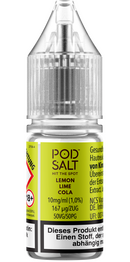 Liquid Lemon Lime Cola - Pod Salt Xtra Nikotinsalz 10mg