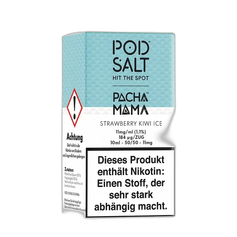 Liquid Strawberry Kiwi Ice - Pod Salt Fusion Nikotinsalz 11mg