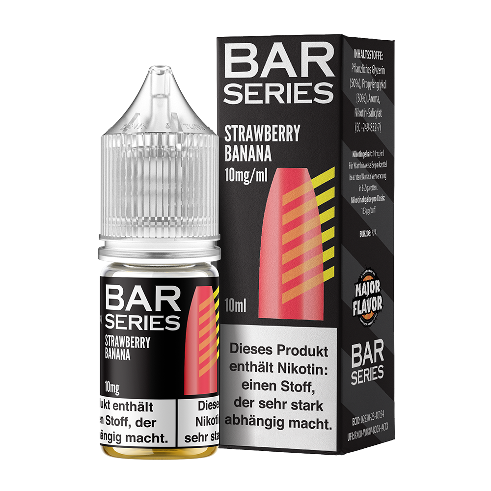 Liquid Strawberry Banana - Bar Series Nikotinsalz 10mg Liquid Strawberry Banana - Bar Series Nikotinsalz 10mg