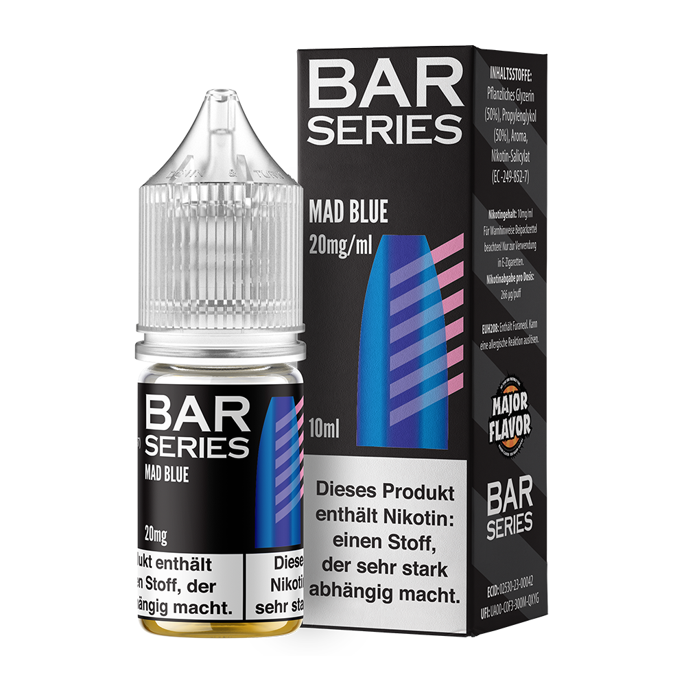 Liquid Mad Blue - Bar Series Nikotinsalz 20mg Liquid Mad Blue - Bar Series Nikotinsalz 20mg
