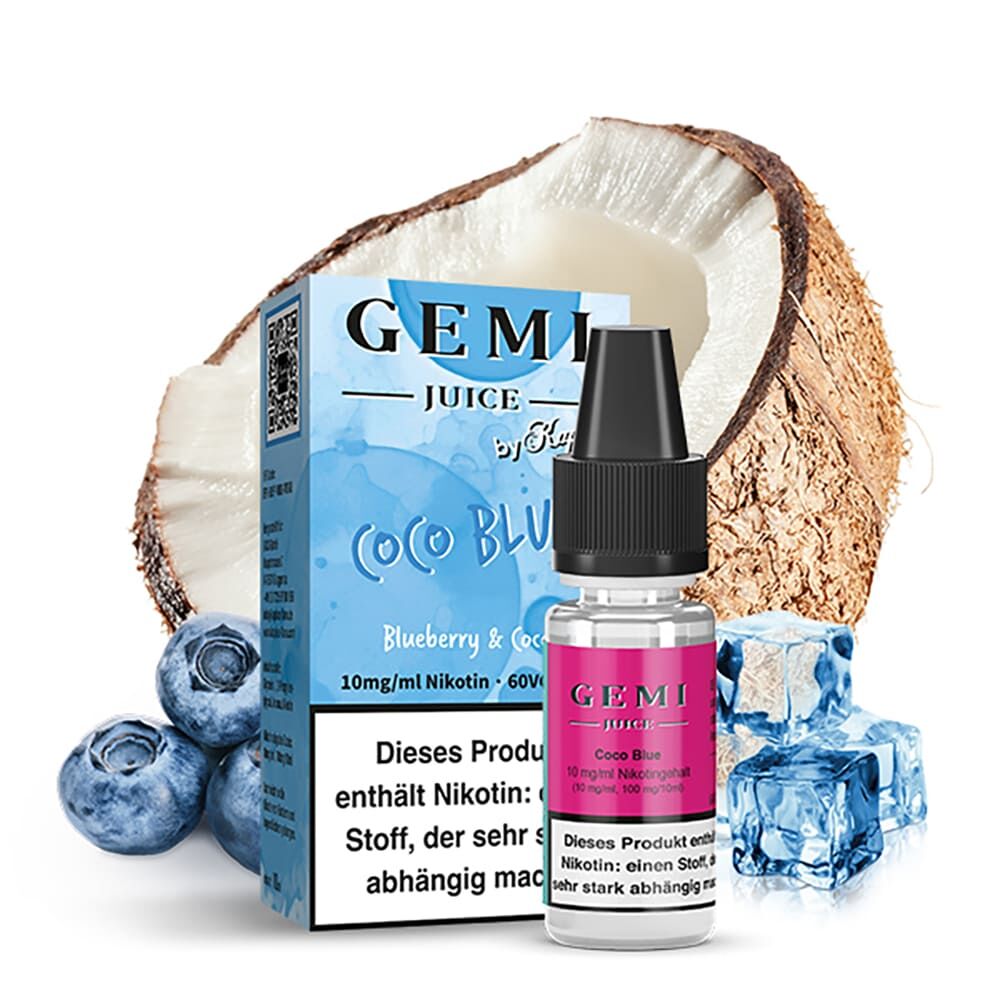 Liquid Coco Blue - Gemi Juice Nikotinsalz Liquid Coco Blue - Gemi Juice Nikotinsalz