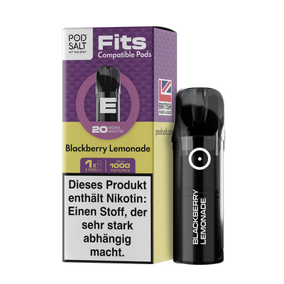 Pod Salt Fits Pods Einweg Pod - Blackberry Lemonade - 20mg Nikotinsalz 2ml