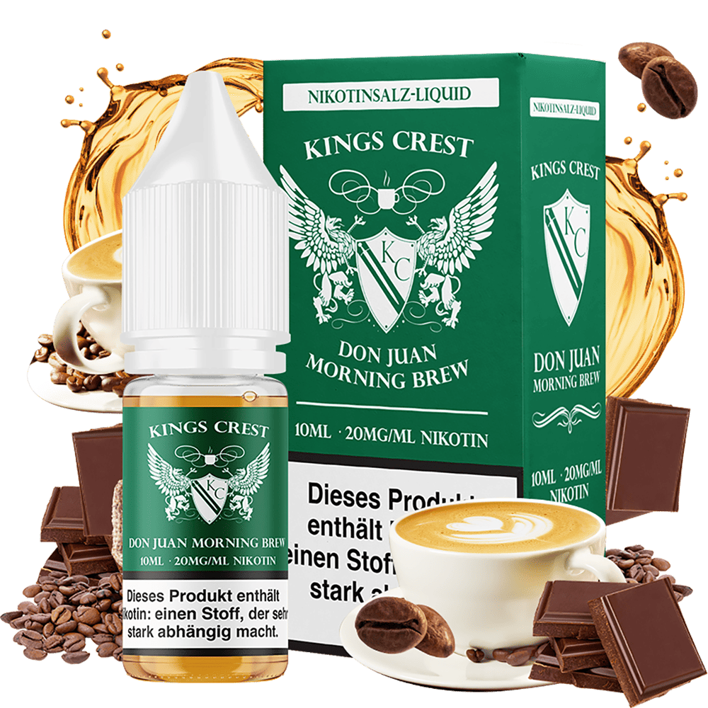 Kings Crest Nikotinsalz - Don Juan Morning Brew - 20mg Kings Crest Nikotinsalz - Don Juan Morning Brew - 20mg
