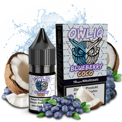 Liquid Blueberry Coco - OWLIQ Nikotinsalz 10mg Liquid Blueberry Coco - OWLIQ Nikotinsalz 10mg