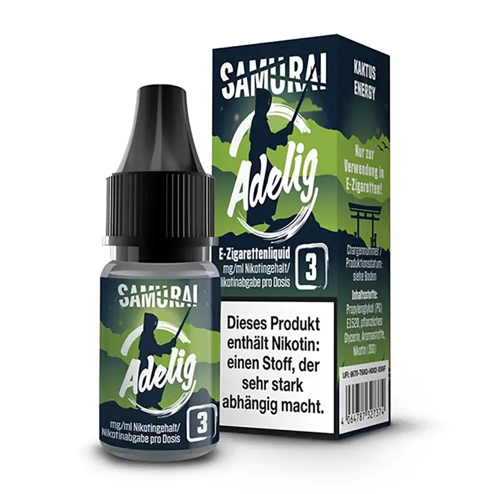 Liquid Adelig - Samurai 3mg Liquid Adelig - Samurai 3mg