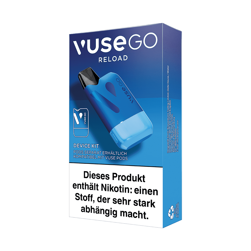 Vuse Go Reload Device Box Blue Vuse Go Reload Device Box Blue