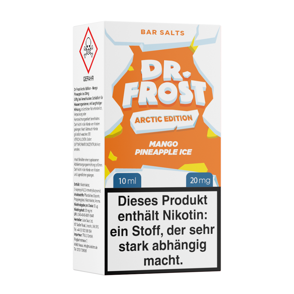 Liquid Mango Pineapple Ice - Dr. Frost Nikotinsalz Liquid Mango Pineapple Ice - Dr. Frost Nikotinsalz