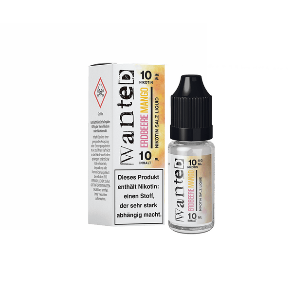 Liquid Erdbeere Mango - Wanted Overdosed Nikotinsalz 10mg