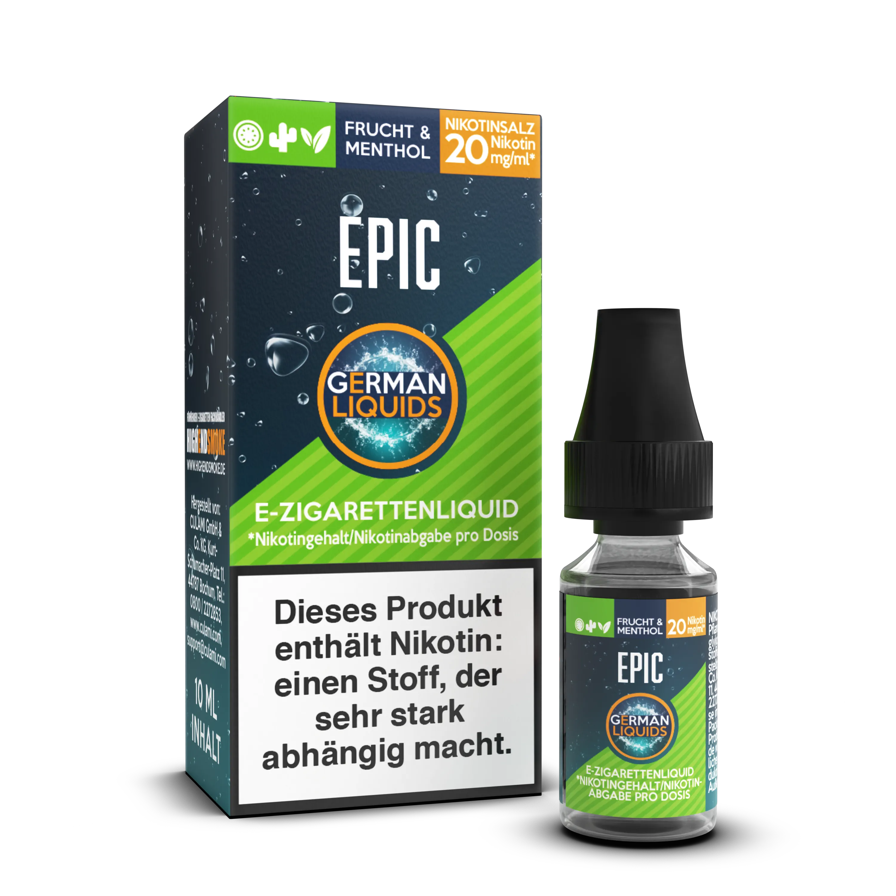 Liquid Epic - German Liquids Nikotinsalz 20mg Liquid Epic - German Liquids Nikotinsalz 20mg