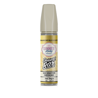 Dinner Lady Aroma Longfill - San Sebastian Cheesecake - 14ml in 60ml Flasche C Dinner Lady Aroma Longfill - San Sebastian Cheesecake - 14ml in 60ml Flasche C