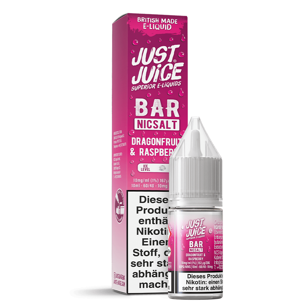 Liquid Dragonfruit & Raspberry - Just Juice Bar Nikotinsalz 10mg