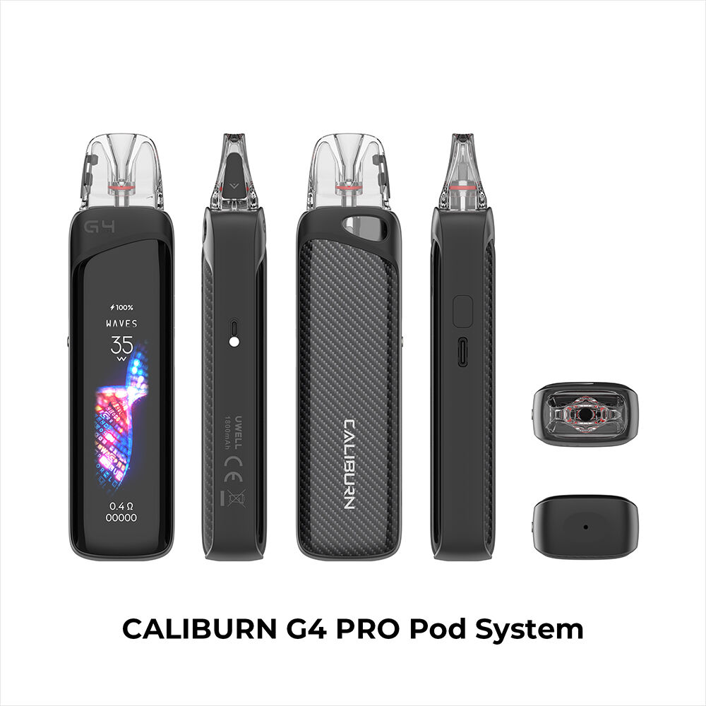 Uwell Caliburn G4 Pro Kit Stripe Black