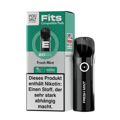 Pod Salt Fits Pods Einweg Pod - Fresh Mint - 20mg Nikotinsalz 2ml