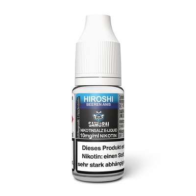 Liquid Hiroshi Beeren Anis - Samurai Nikotinsalz 10mg