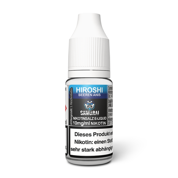 Liquid Hiroshi Beeren Anis - Samurai Nikotinsalz 10mg
