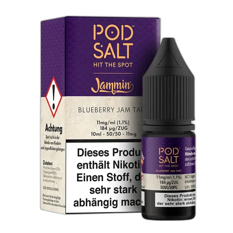 Liquid Blueberry Jam Tart - Pod Salt Fusion Nikotinsalz 11mg Liquid Blueberry Jam Tart - Pod Salt Fusion Nikotinsalz 11mg