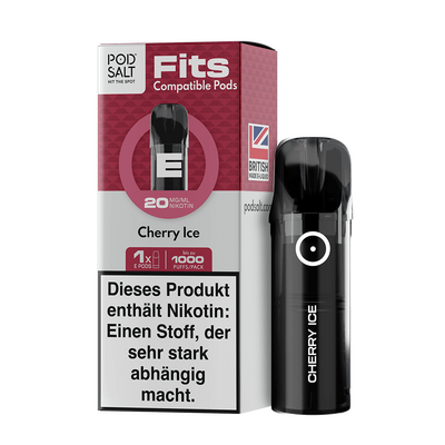 Pod Salt Fits Pods Einweg Pod - Cherry Ice - 20mg Nikotinsalz 2ml