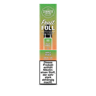 Liquid Apple Peach - Dinner Lady Fruit Full Nikotinsalz 10mg