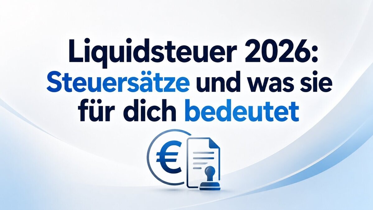 Infografik: Liquidsteuer 2026 mit den Steuersätzen pro Milliliter für E-Liquids