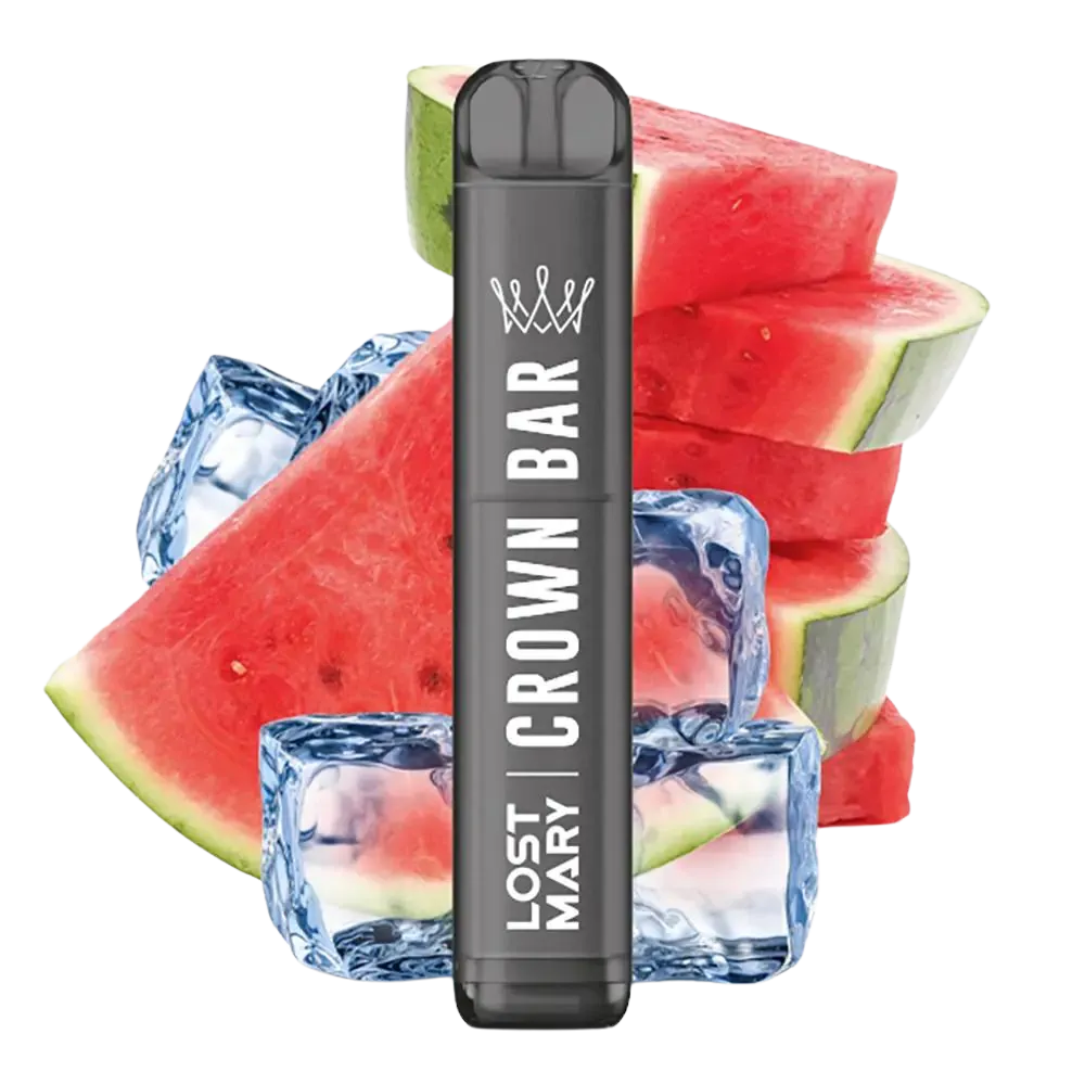 Crown Bar Watermelon Ice 20mg by Al Fakher X Lost Mary Einweg E-Zigarette Crown Bar Watermelon Ice 20mg by Al Fakher X Lost Mary Einweg E-Zigarette