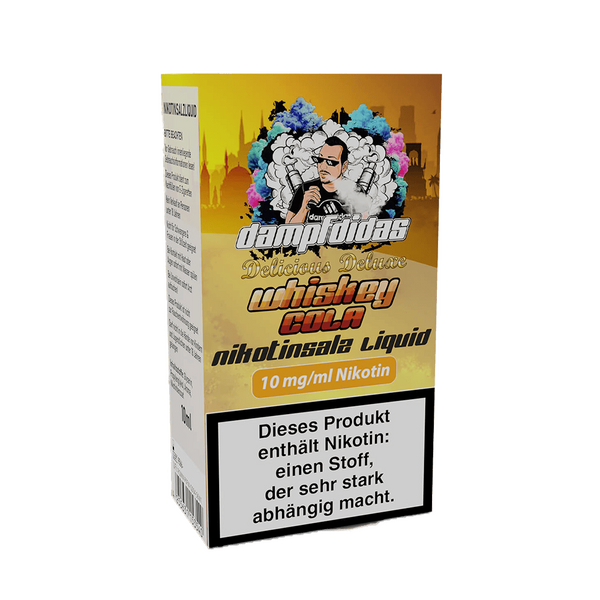 Dampfdidas Nikotinsalz - Whiskey Cola - 10ml Liquid 10mg  C