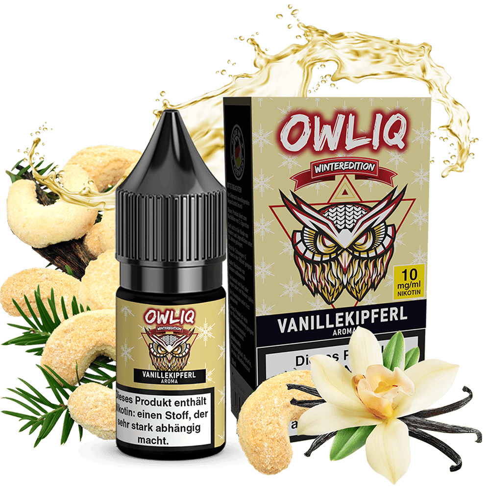 OWLIQ Nikotinsalz Vanillekipferl 10ml 10mg OWLIQ Nikotinsalz Vanillekipferl 10ml 10mg