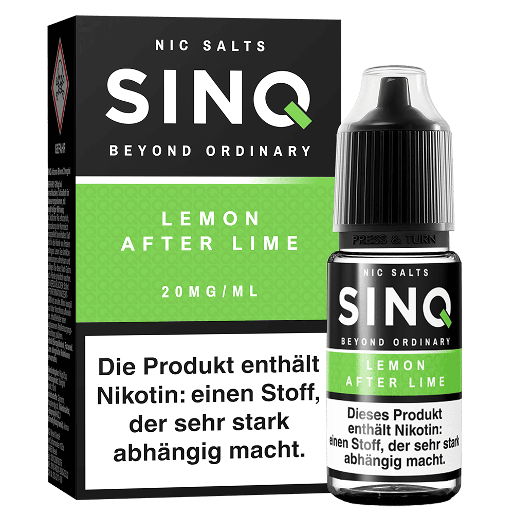 SINQ Nikotinsalz - Lemon After Lime - 10ml Liquid 20mg  C